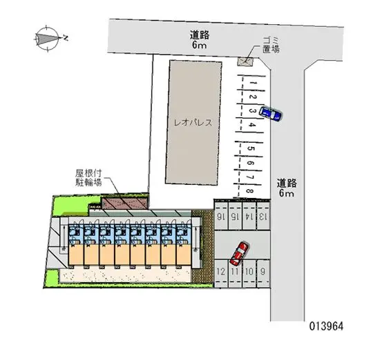 ★手数料０円★青梅市新町　月極駐車場（LP）